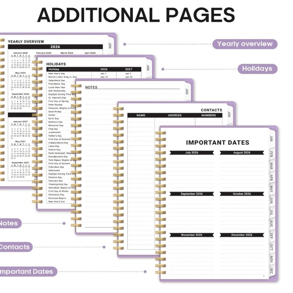 2026 Planner Monthly Planner - Picture 5 of 5